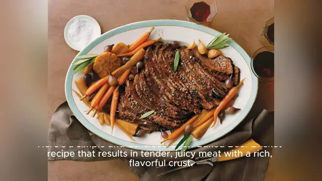 Video thumbnail for beef brisket recipe oven