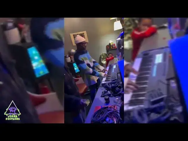 Video thumbnail for Kirk Franklin and Hit-Boy spotted in the studio together