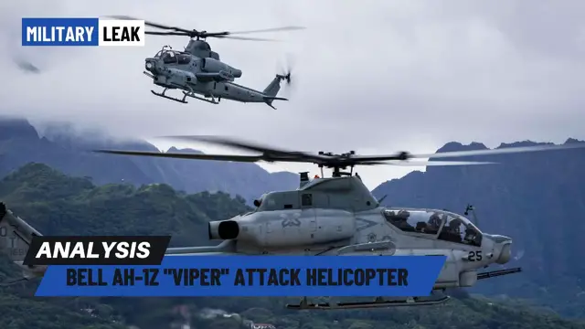 Video thumbnail for Bell AH-1Z Viper Attack Helicopter