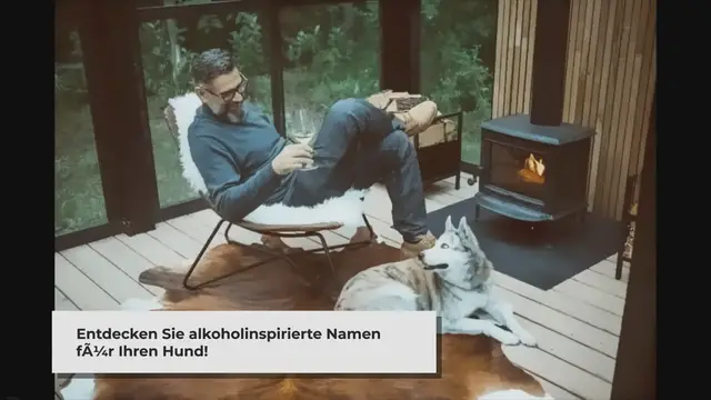 'Video thumbnail for 180 fantastische, von Alkohol inspirierte Hundenamen'