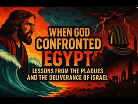 'Video thumbnail for “When God Confronted Egypt: Lessons from the Plagues and the Deliverance of Israel.”'