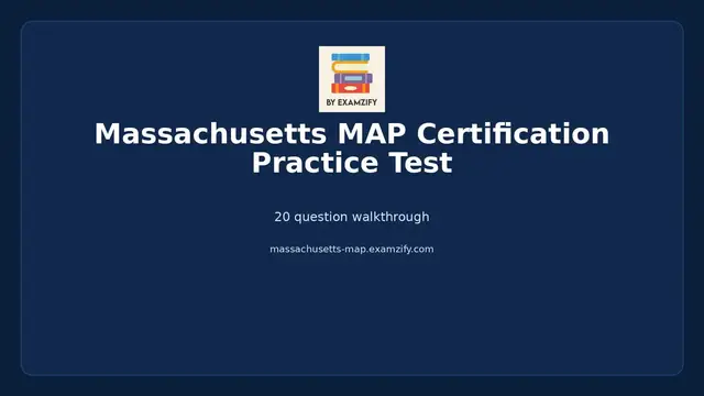 Video thumbnail for Massachusetts MAP Certification Practice Test