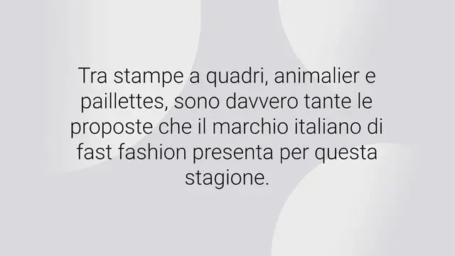 Video thumbnail for Motivi: la collezione per l’autunno 2018 che interpreta le tendenze