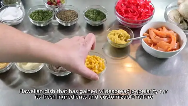 Video thumbnail for poke bowl recipe