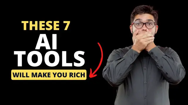 Video thumbnail for These 7 AI Tools Will Make You Rich - Within a Month🔥