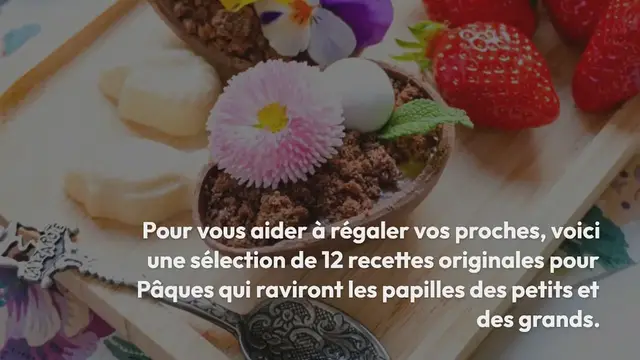 Video thumbnail for 12 idées de recettes pour Pâques (2024)