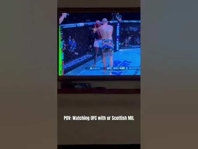 Video thumbnail for Ange’s MIL came to the fight party for #UFC307 😅🙈 #mma #ufc #funny