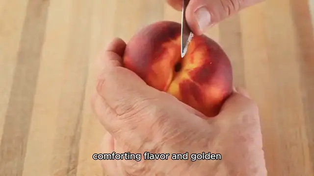 'Video thumbnail for Peach Cobbler Recipe'
