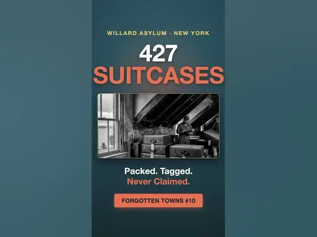 Video thumbnail for 427 Suitcases Were Found in an Abandoned Asylum Attic #shorts