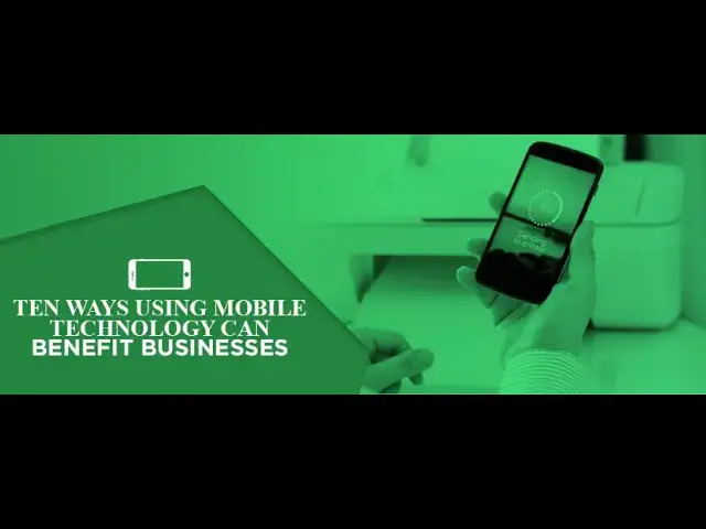 'Video thumbnail for benefits of mobile technology in business'