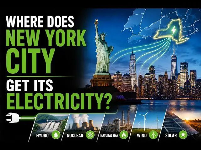Video thumbnail for Where Does New York City Get Its Electricity?