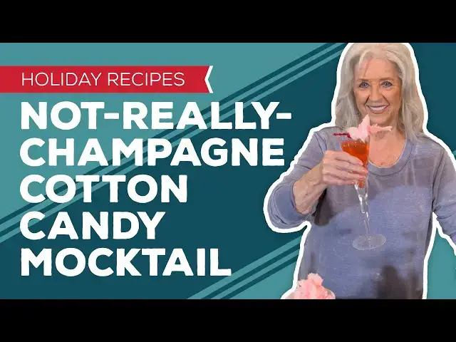 Video thumbnail for Holiday Cooking & Baking Recipes: Not-Really-Champagne Cotton Candy Mocktail Recipe