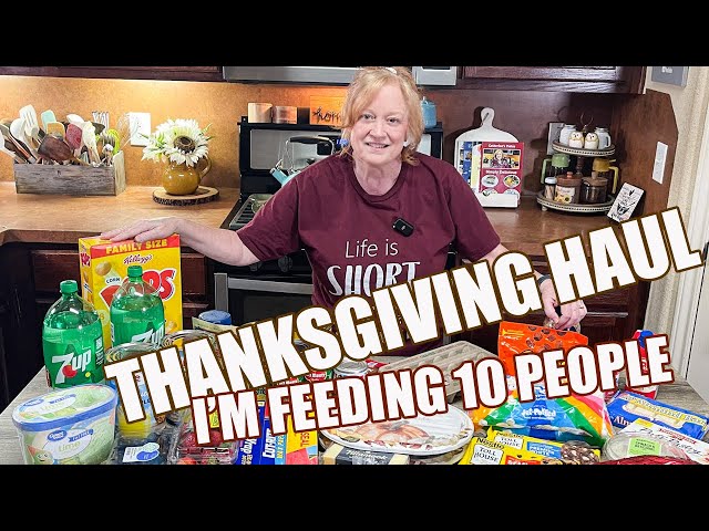 Video thumbnail for THANKSGIVING HAUL I'm feeding 10 people this Thanksgiving