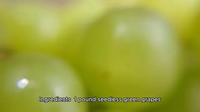 Video thumbnail for candy grapes recipe