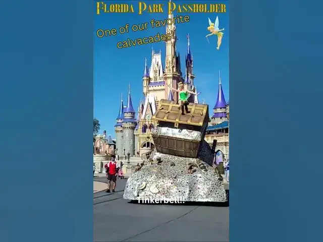 Video thumbnail for Tinkerbell Calvacade #waltdisneyworld #disneypark #magickingdom #Tinkerbell #tink #Disney