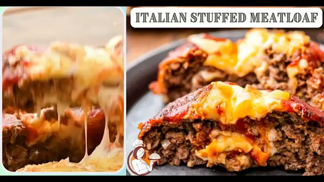 Video thumbnail for Italian Stuffed Meatloaf