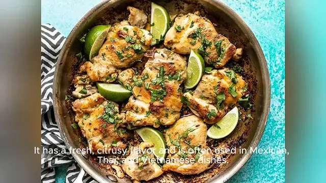 Video thumbnail for cilantro recipe