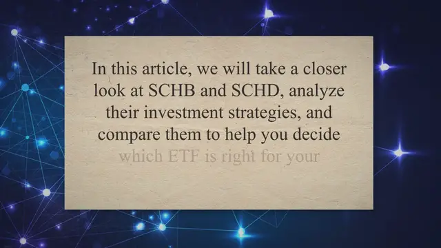 Video thumbnail for SCHB vs SCHD: Comparing Schwab's Broad Market and Dividend Equity ETFs
