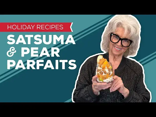 Video thumbnail for Holiday Cooking & Baking Recipes: Satsuma Mandarin & Pear Parfaits Recipe | No Bake Desserts
