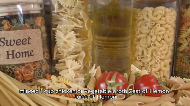 Video thumbnail for lemon garlic orzo recipe