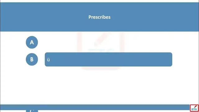 Video thumbnail for English Verb Tenses: Prescribe, Prescribes, Prescribed, Prescribing Quiz
