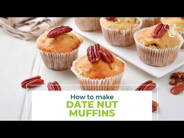 'Video thumbnail for How to Make Date Nut Muffins | Healthy Muffin Recipe | healthEcooks.com'