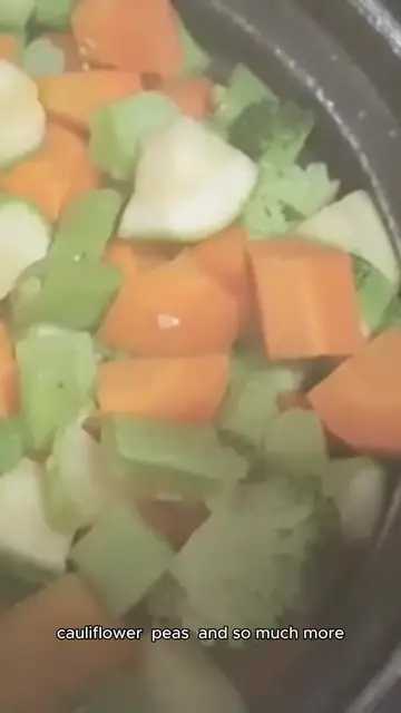 'Video thumbnail for Mixed vegetables'