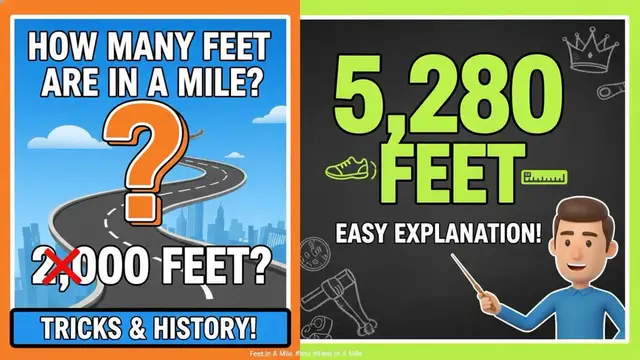 Video thumbnail for How Many Feet Are in a Mile? Easy Explanation