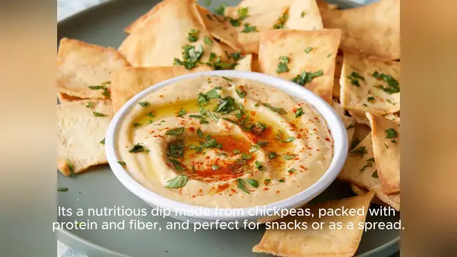Video thumbnail for healthy hummus recipe
