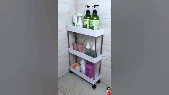 Video thumbnail for Link is in Bio ✅ | Versatile Home & Bathroom Storage Cart