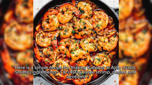 Video thumbnail for Gambas al ajillo Recipe