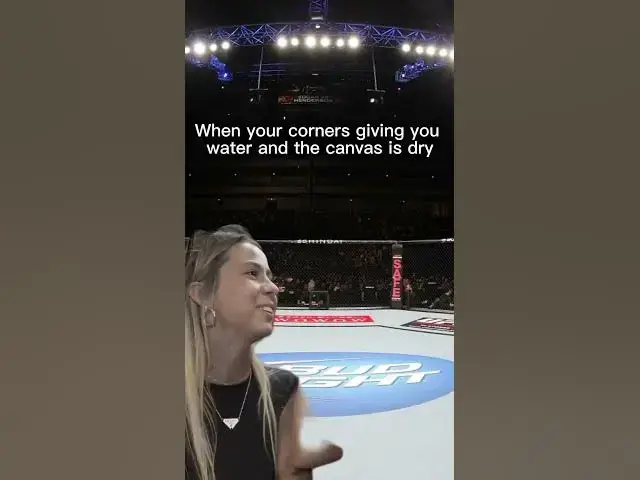 Video thumbnail for When your corners giving you water and the canvas is dry #hawktuah #ufc #podcast