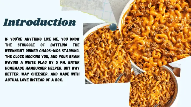 Video thumbnail for Homemade Hamburger Helper