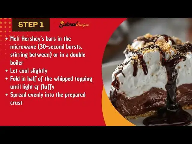 'Video thumbnail for Hershey Pie – Easy No-Bake Chocolate Dessert'