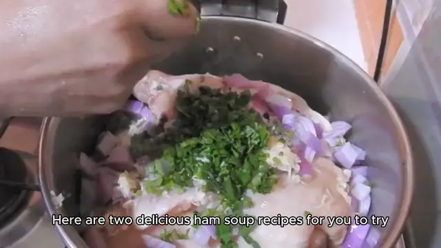 Video thumbnail for ham soup recipe