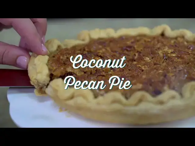 Video thumbnail for Coconut Pecan Pie - At the Southern Table