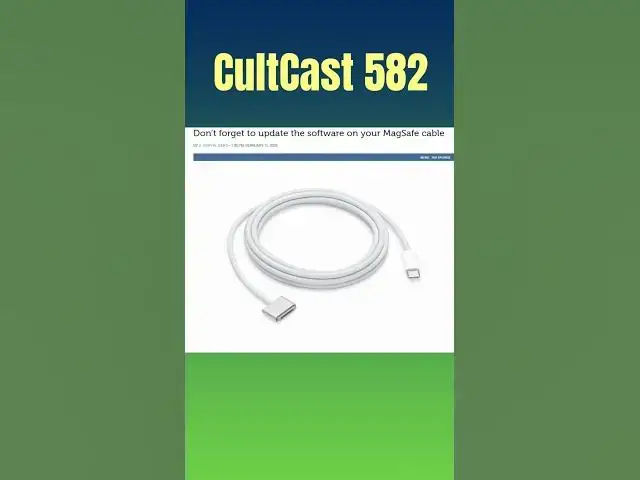 Video thumbnail for Don't Forget To Update Your MagSafe Cables