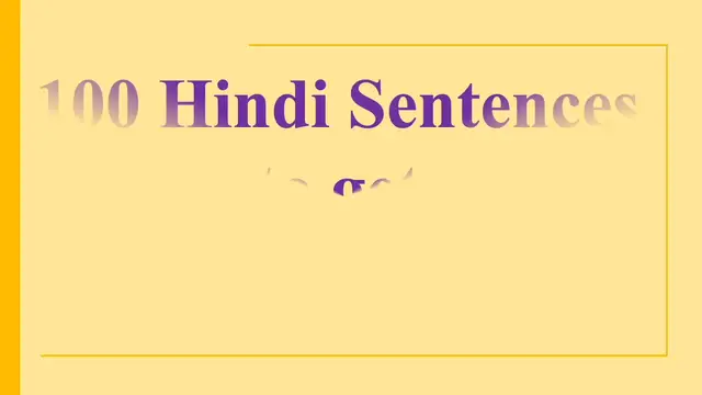 Video thumbnail for 100 Hindi Sentences to get you through a TRAVEL DAY