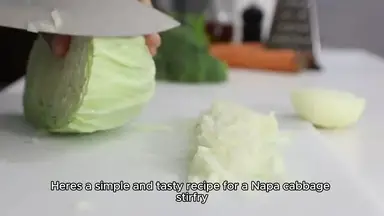 'Video thumbnail for Napel cabbage recipe'