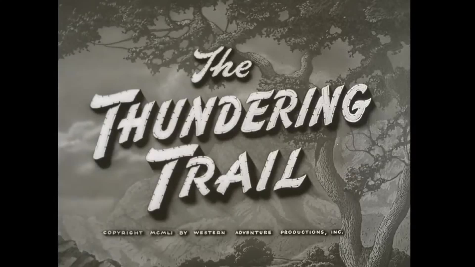 Video thumbnail for The Thundering Trail (1951)