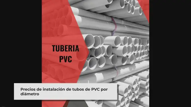 'Video thumbnail for Precio Unitario Tendido de Tubería de PVC'