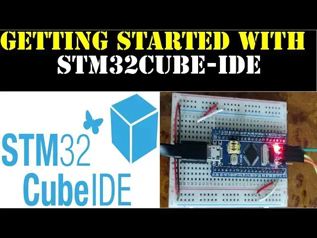 'Video thumbnail for Getting started with STM32CUBE IDE || LED blink || F103C8'