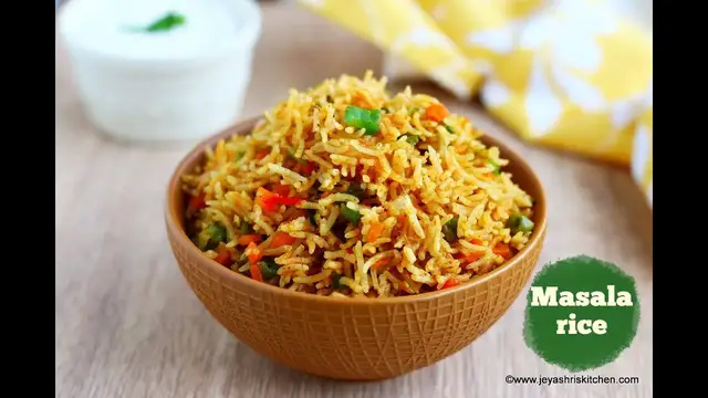 'Video thumbnail for Masala rice recipe'