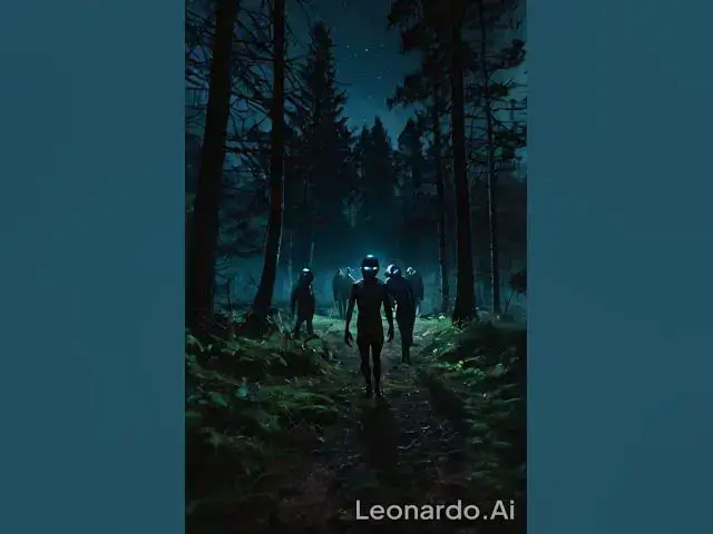 Video thumbnail for Aliens walking through town #creepy #halloween #spooky #horror