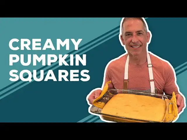 Video thumbnail for Love & Best Dishes: Creamy Pumpkin Squares Recipe | How to Make Pumpkin Bars