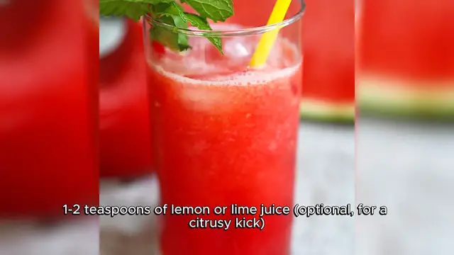 Video thumbnail for Fresh Watermelon Juice Recipe