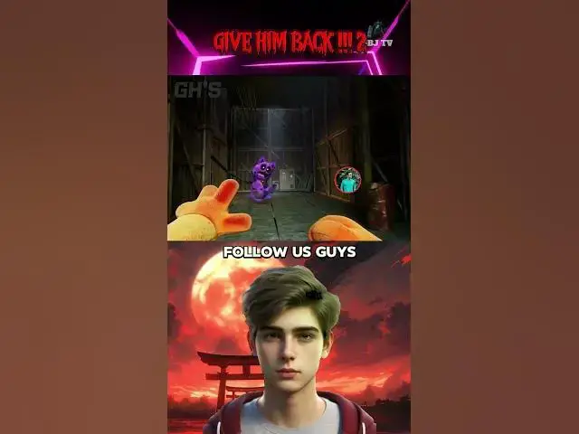 'Video thumbnail for GIVE HIM BACK 2 REACTION GH'S | Poppy playtime chapter 3 #shorts #catnap #dogday'