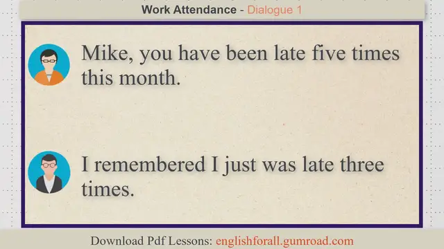 Video thumbnail for Work Attendance