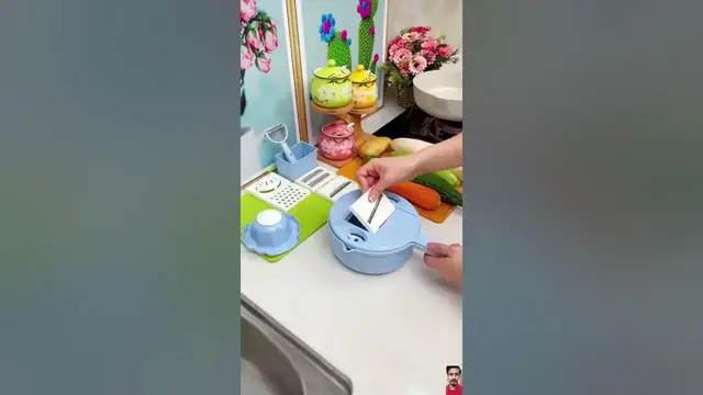 Video thumbnail for 🌟 Discover the Ultimate Kitchen Tool! 😍 | 12-In-1 Multi-Function Food Chopper Grater | #KitchenTools