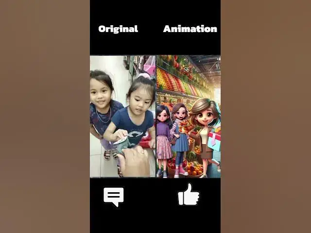 'Video thumbnail for Original VS Animation Bunyi buaya ? #shorts #animation #buaya'